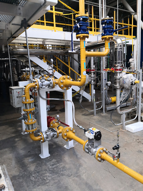 Sistema industrial de tuberías
